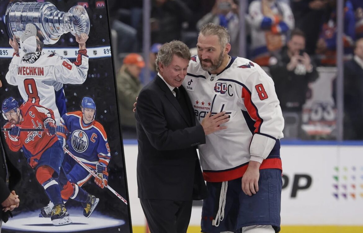 Alex Ovechkin hace historia: supera a Wayne Gretzky y se convierte en el máximo goleador de la NHL