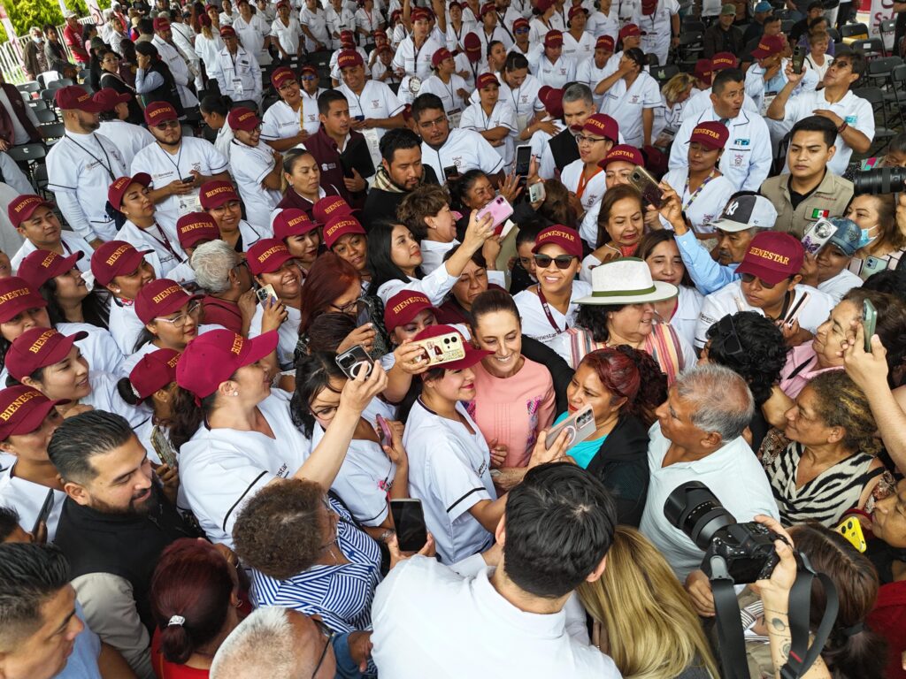 Salud Casa por Casa, Claudia Sheinbaum salud, IMSS Bienestar, gira nacional salud, atención adultos mayores