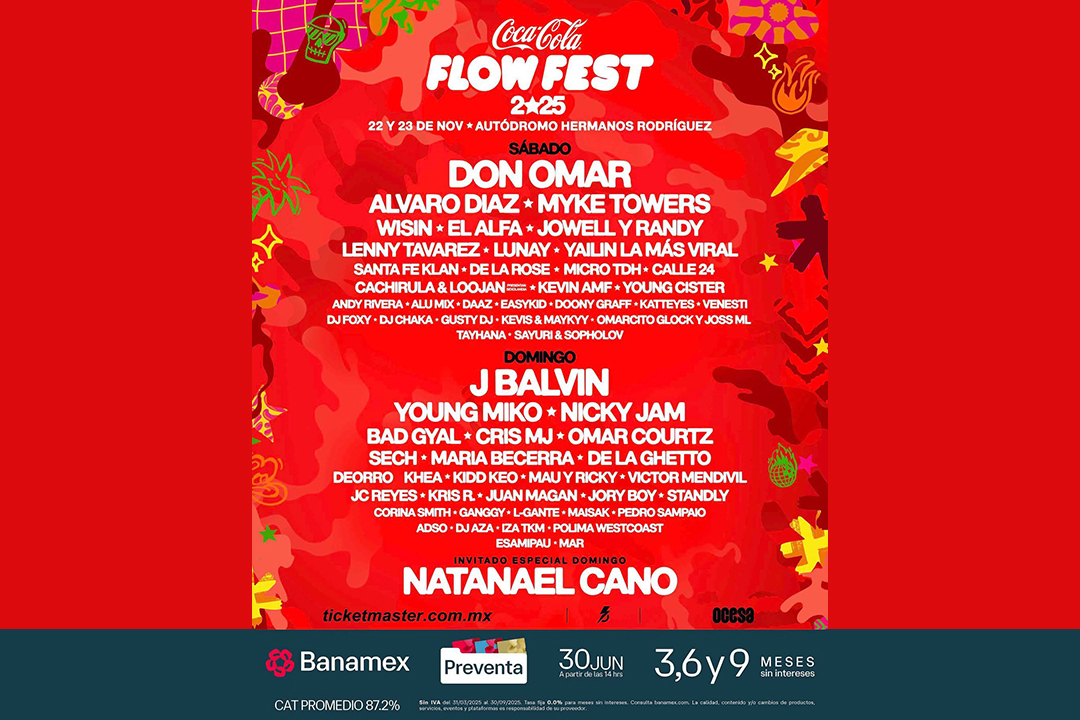 Don Omar y J Balvin encabezan el Flow Fest 2025