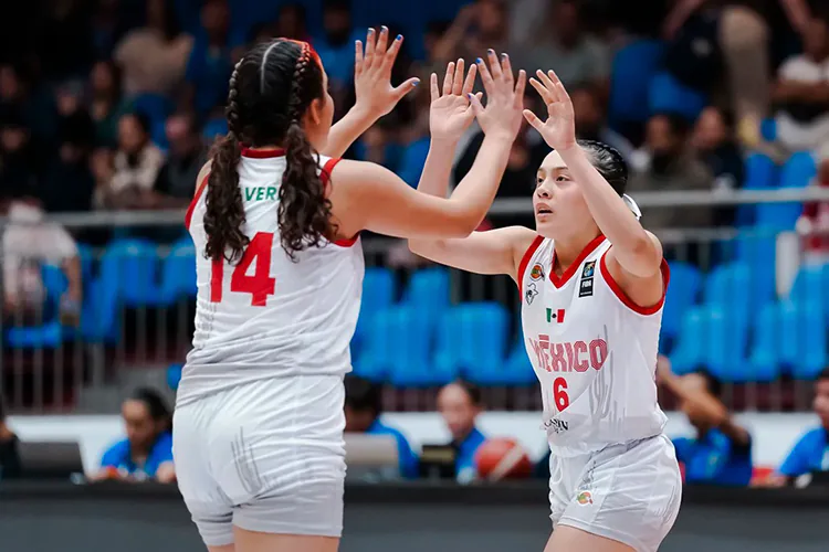 Selección nacional de basquetbol femenil arrasa con Panamá en AmeriCup Sub-16