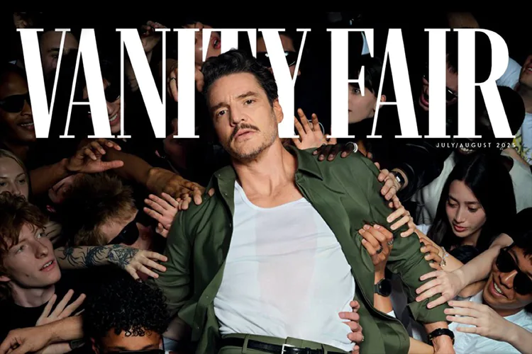 Pedro Pascal rompe las redes al posar en “Vanity Fair” y arremete contra J.K. Rowling