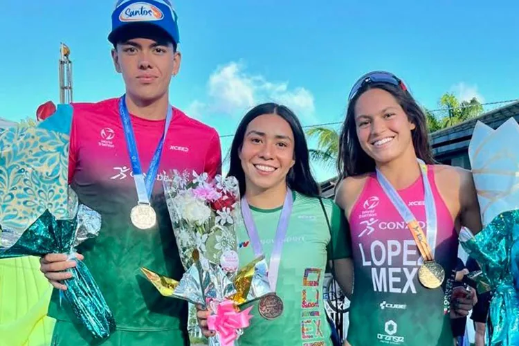 México se adueña de cinco medallas en el Campeonato Panamericano de Triatlón 2025