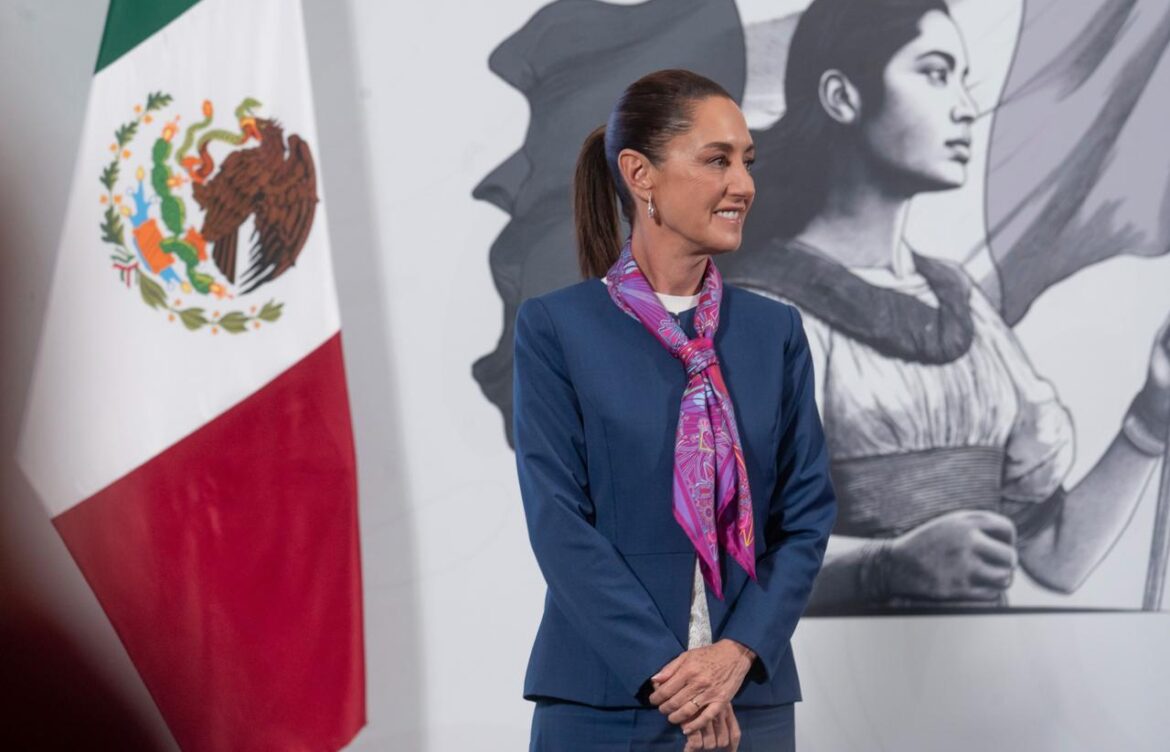 “Vamos muy bien”, afirma Sheinbaum tras un año