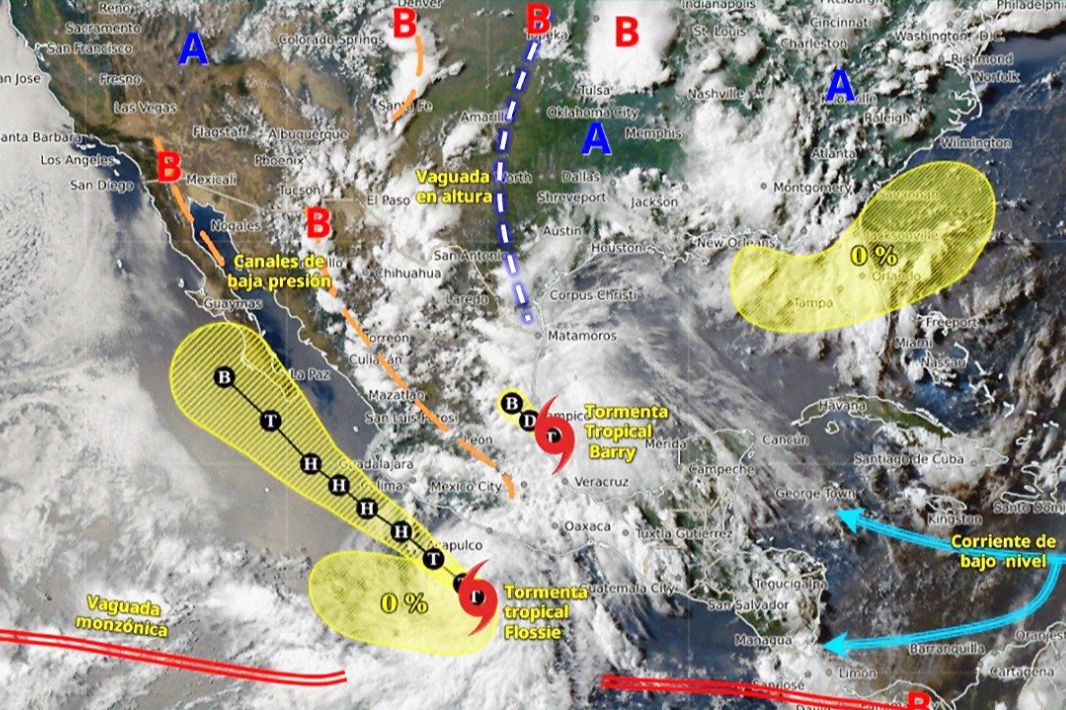 Suspenden clases en 51 municipios por Barry