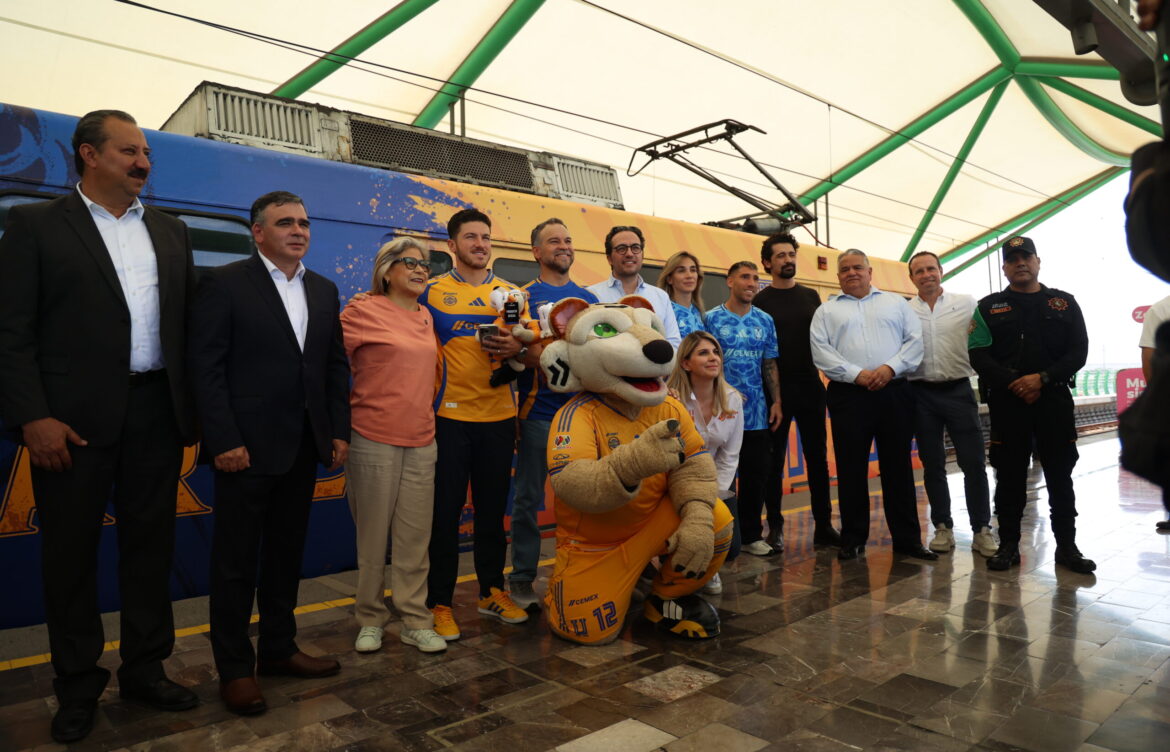 Tigres estrena estación del metro en honor a su afición felina