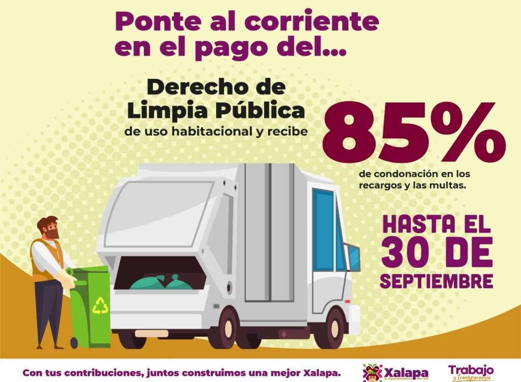 Continúa programa de condonación de multas y recargos en Predial y Limpia Pública