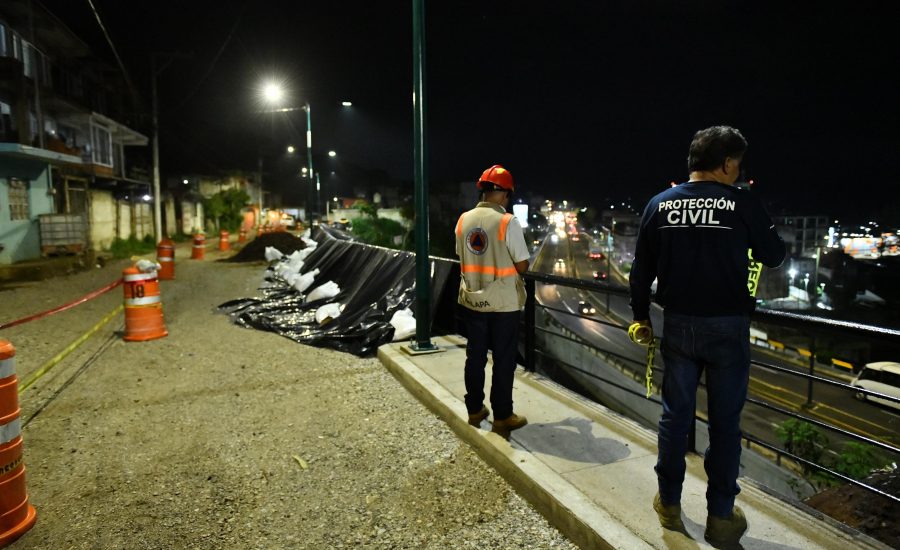 Limitan tránsito vehicular en la Prolongación Ruiz Cortines