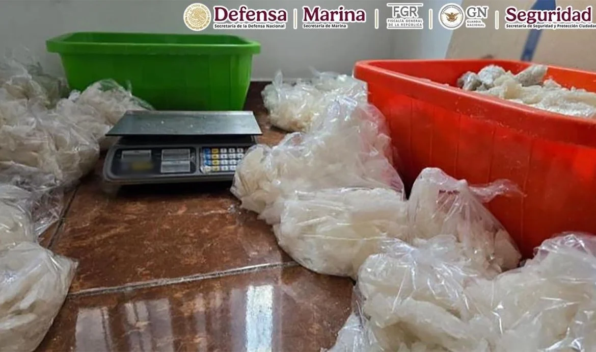 SSPC desmantela narcolaboratorio con 800 kg de metanfetamina tras enfrentamiento armado
