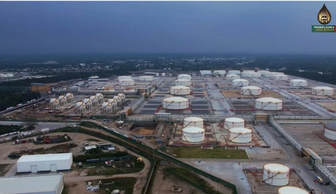 Dos Bocas aumentó 61.48% la producción de combustibles, informa Pemex