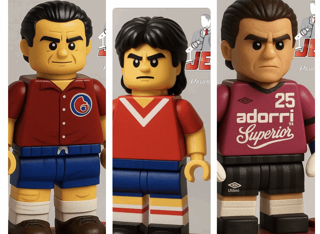 Crean figuras LEGO de exjugadores de los Tiburones Rojos de Veracruz