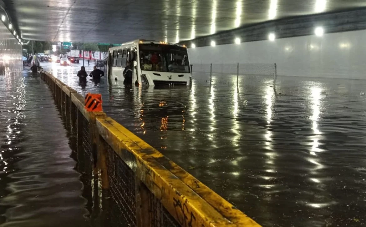 CDMX bajo el agua