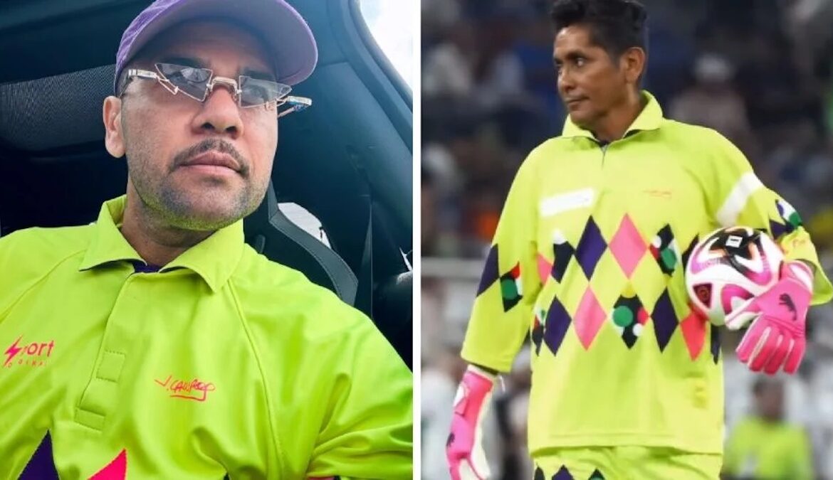Dani Alves rinde homenaje al “Brody”: reaparece en redes luciendo una playera de Jorge Campos