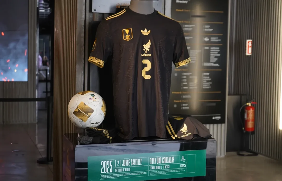 Museo Legends de Madrid exhibe la camiseta con la que México conquistó la Copa Oro