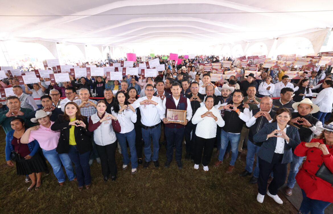 Con inversión de 84 mdp, Gobierno de Puebla beneficia a microrregión de Ahuazotepec