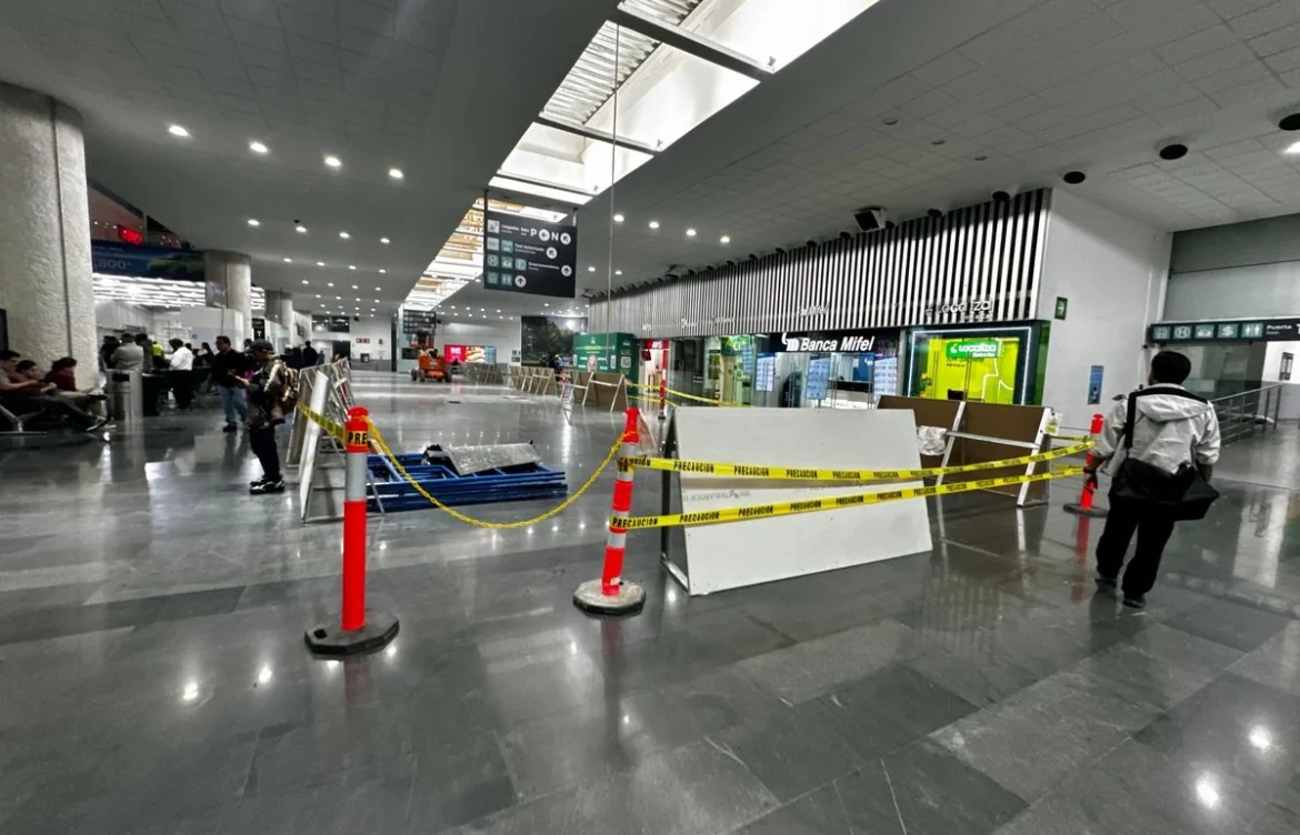 Autoridades se reúnen para asegurar operación continua del AICM tras intensas lluvias