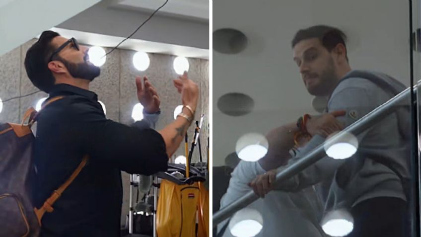 Poncho de Nigris y Adrián Marcelo protagonizan fuerte discusión en el aeropuerto