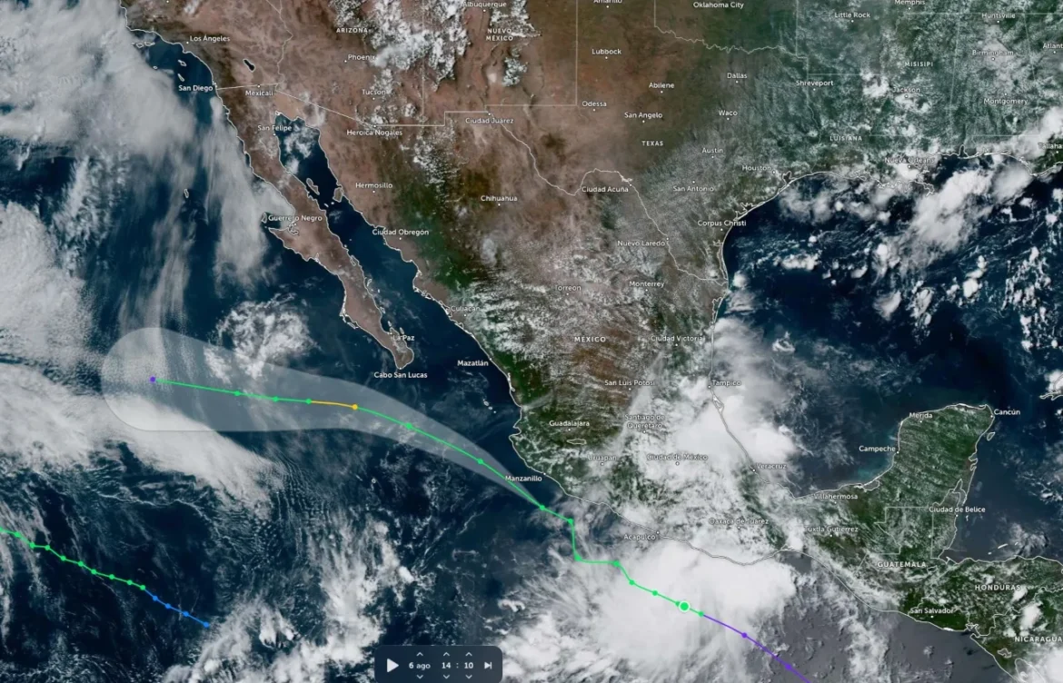 Lluvias intensas en el oeste y centro de México por la Tormenta Tropical Ivo