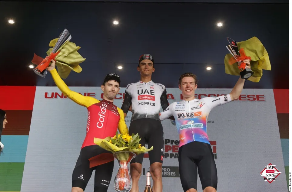 Del Toro logra triplete en Italia al ganar la Coppa Sabatini