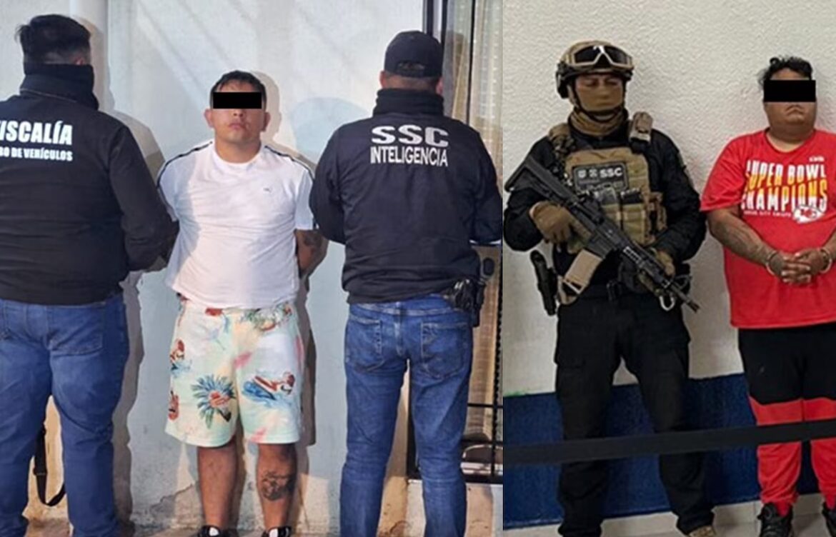 Detienen en Miguel Hidalgo a presuntos líderes de banda de robos a casa habitación