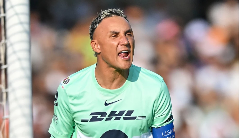 Keylor Navas sufre su primera derrota con Pumas