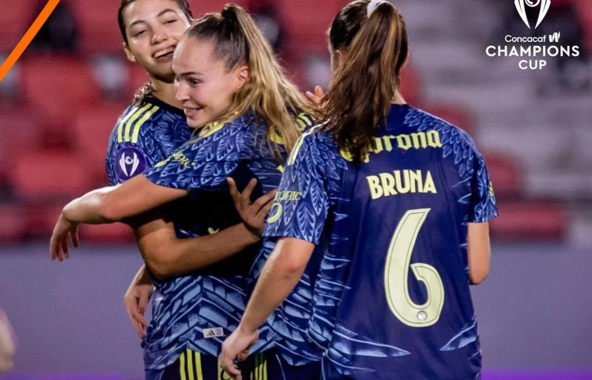 América Femenil golea 9-0 a Chorrillo FC y consigue su primer triunfo en la Concacaf W Champions Cup