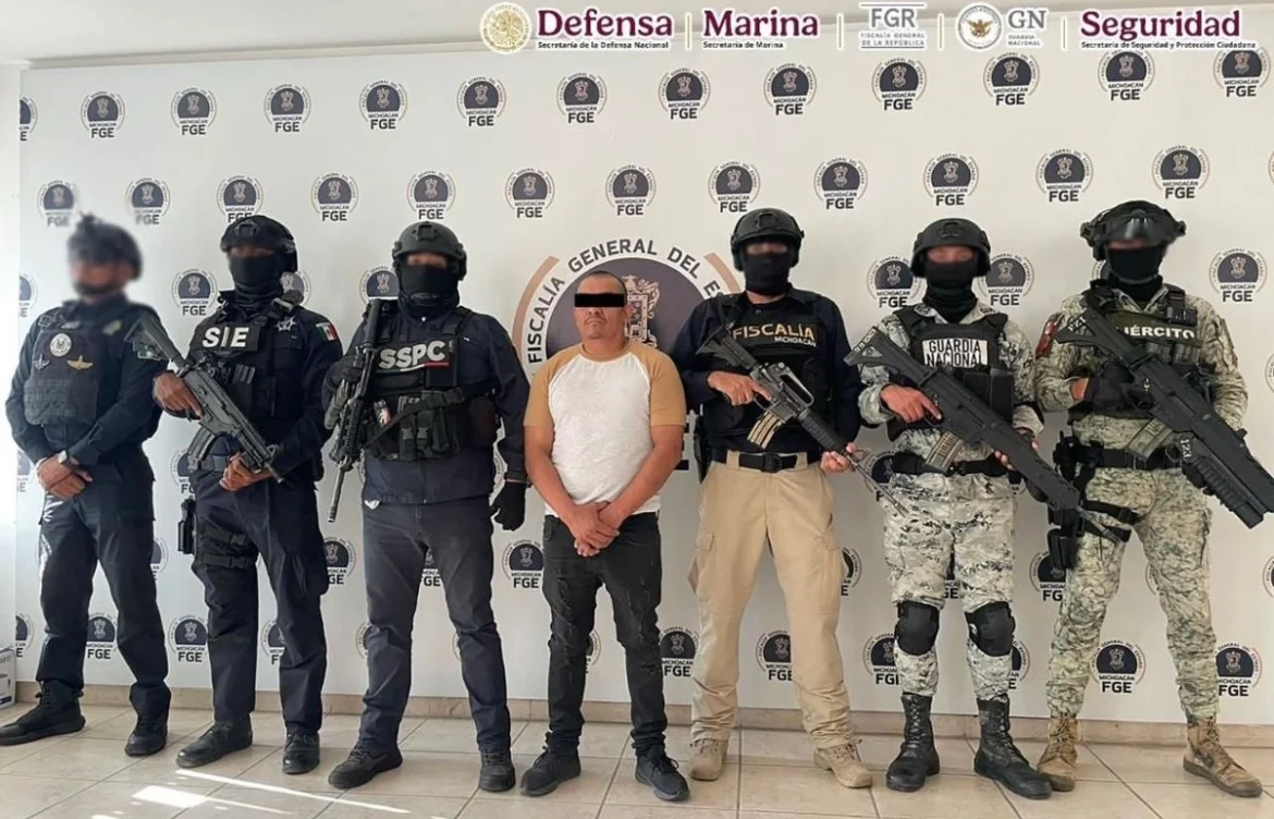 Cae extorsionador y secuestrador de agentes federales en Michoacán; era objetivo prioritario