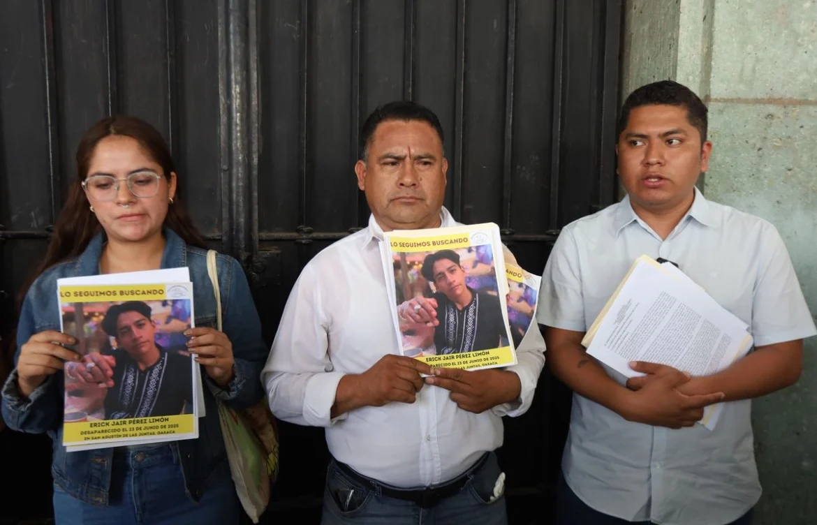 Familiares de Erick Jair denuncian desaparición forzada y acusan al padre de su novia y a policías municipales