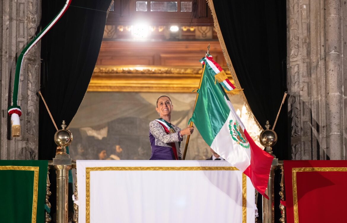 Da Claudia Sheinbaum su primer Grito de Independencia