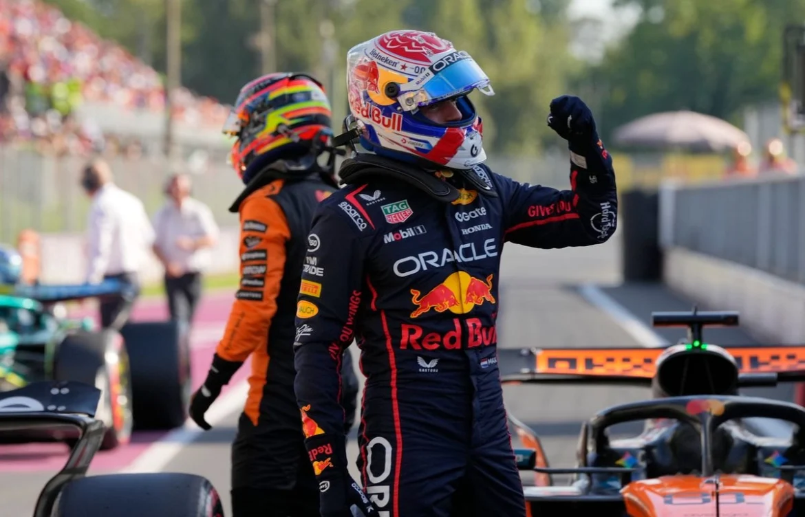 Verstappen logra la pole en el GP de Italia por delante de Norris y Piastri