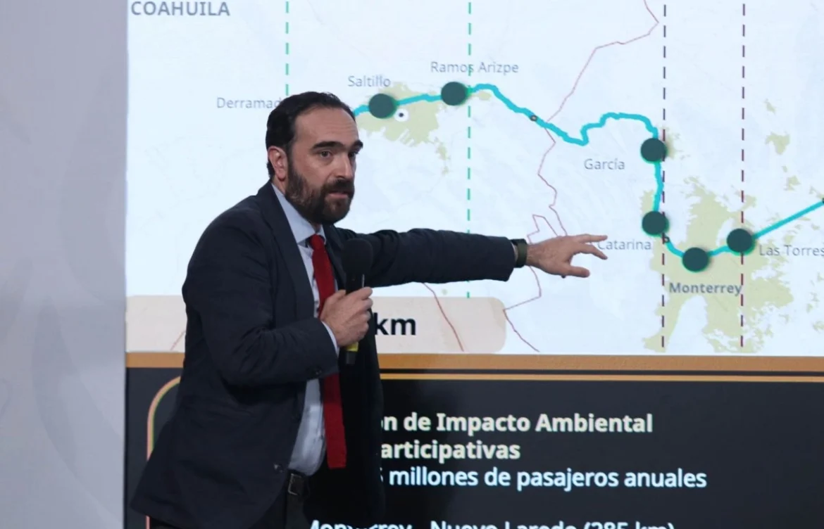 Inician trabajos de ampliación en la estación Buenavista para conexión hacia Nuevo Laredo: Andrés Lajous Loaeza