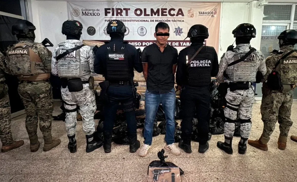 Caen en Tabasco tres operadores del CJNG