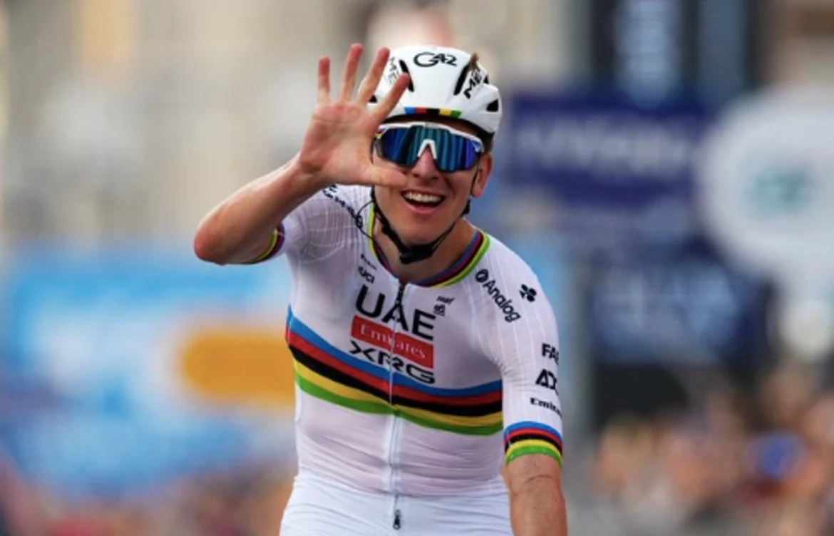 Triunfo histórico de Pogacar en Lombardía: cinco victorias al hilo