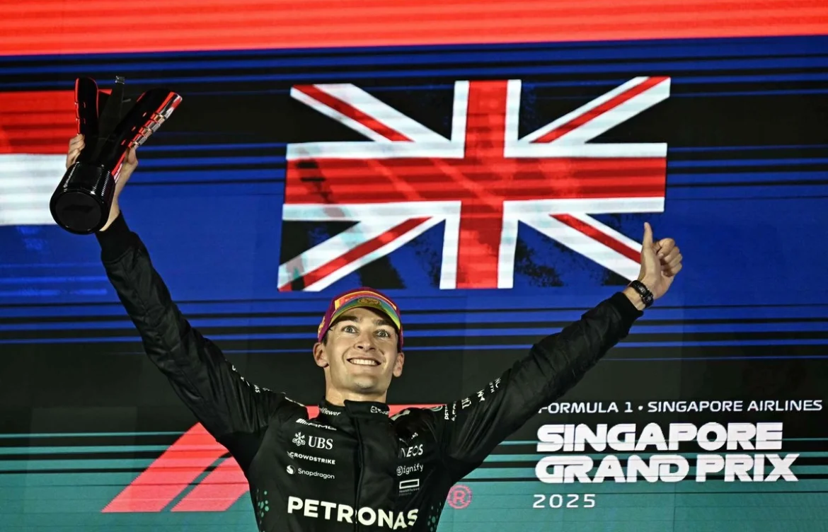 Russell triunfa en el GP de Singapur y McLaren se corona campeón de constructores