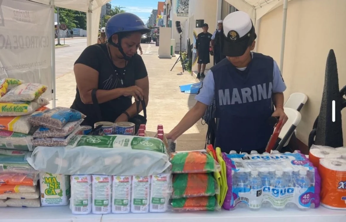 Semar convoca a la ciudadanía a apoyar colecta de víveres para damnificados