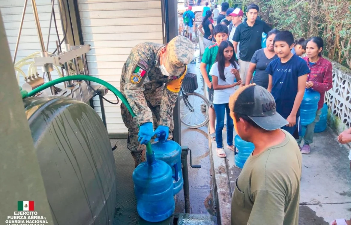 Fuerzas Armadas despliegan 10 mil elementos en zonas azotadas por las lluvias