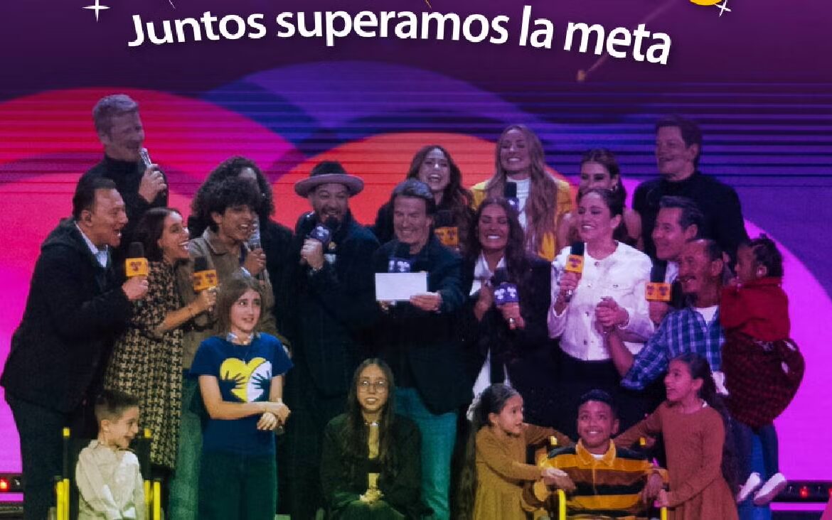 Teletón 2025 supera meta y recauda más de 426 millones de pesos para niños con discapacidad