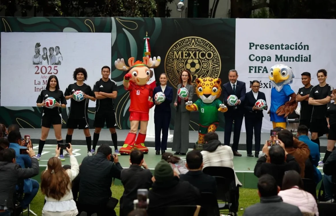 Sheinbaum destaca orgullo nacional por México como sede del Mundial 2026