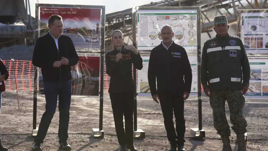 Sheinbaum asegura que nadie se opone al tren México-Querétaro