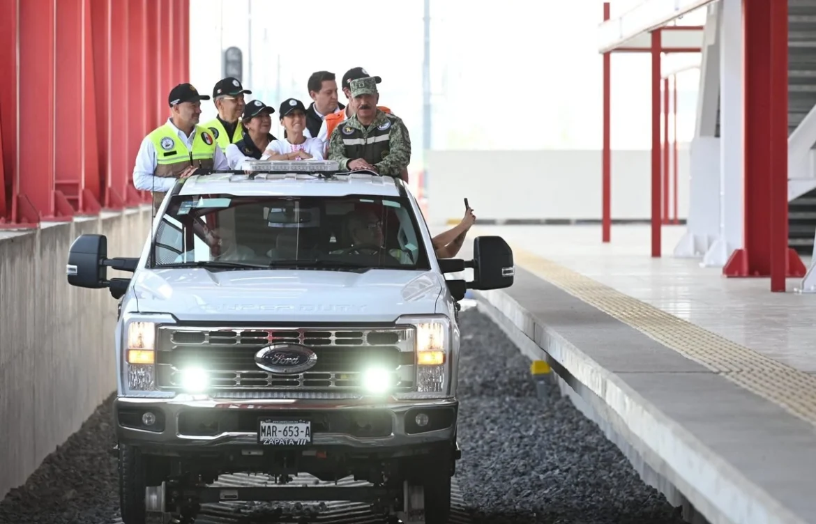 Tren Ciudad de México–AIFA estará listo antes del Mundial 2026, afirma Sheinbaum